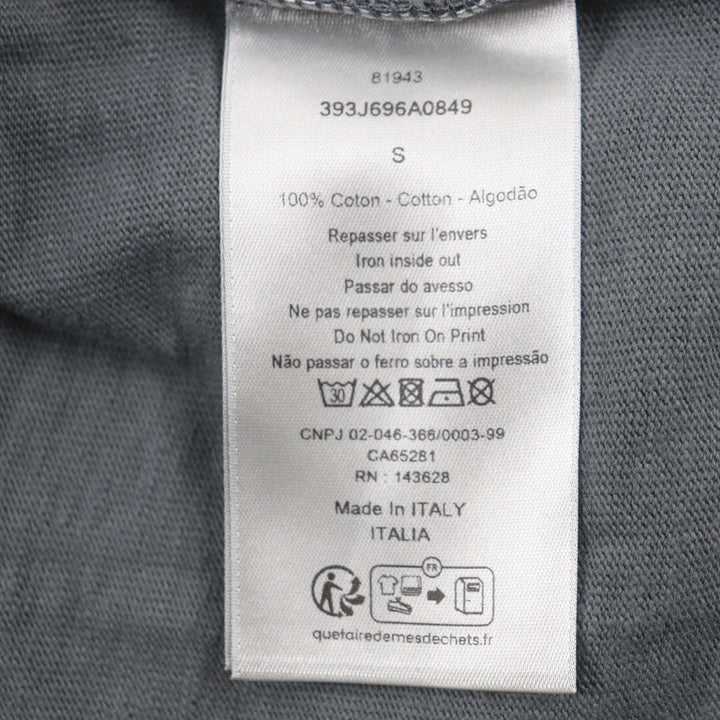Great DIOR T-shirt Slub cotton jersey Short sleeve mens S 393J696A0849