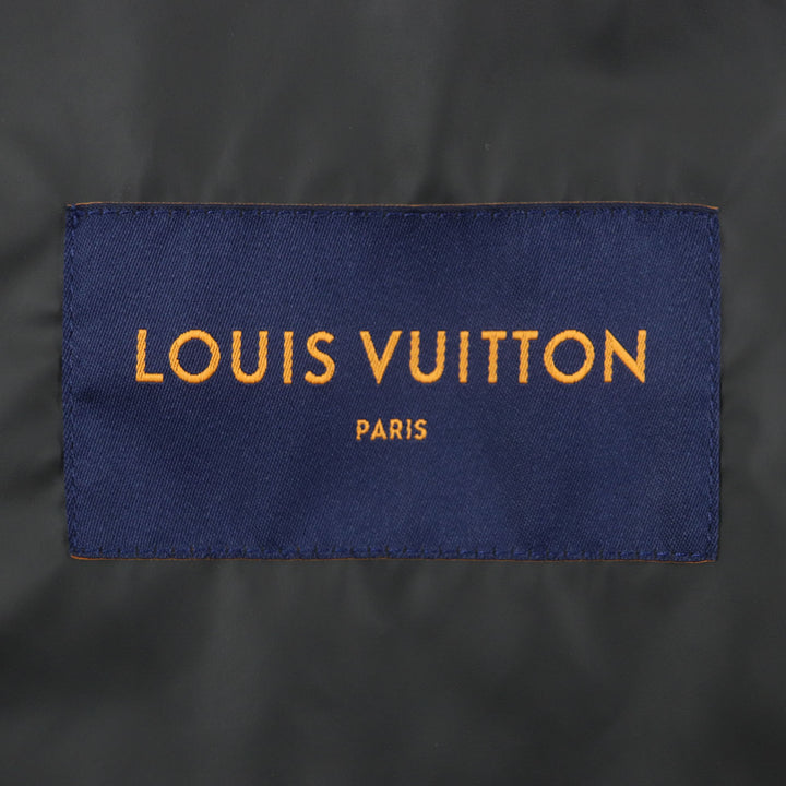 LOUIS VUITTON Mountain parka black Nylon mens 50 HNK48W