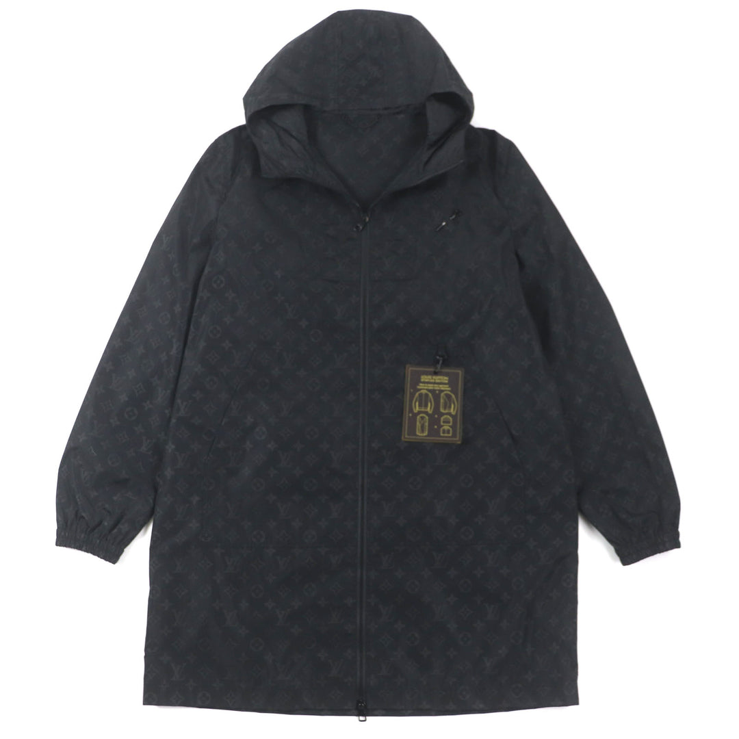 LOUIS VUITTON Mountain parka black Nylon mens 50 HNK48W