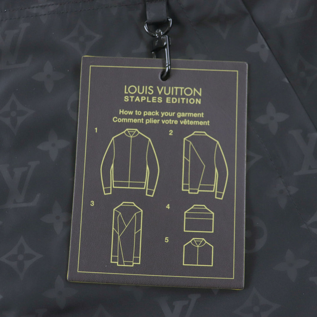 LOUIS VUITTON Mountain parka black Nylon mens 50 HNK48W