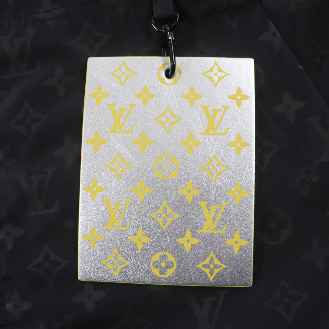 LOUIS VUITTON Mountain parka black Nylon mens 50 HNK48W