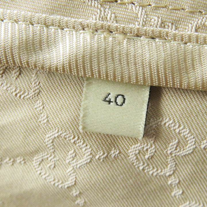 Excellent GUCCI trench coat GG pattern, belted, wide sleeves, beige Women 40 771441