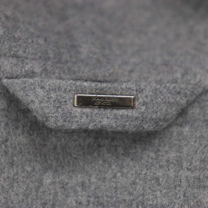 LOUIS VUITTON Blouson double-faced hoodie gray wool mens 50 HOB52E