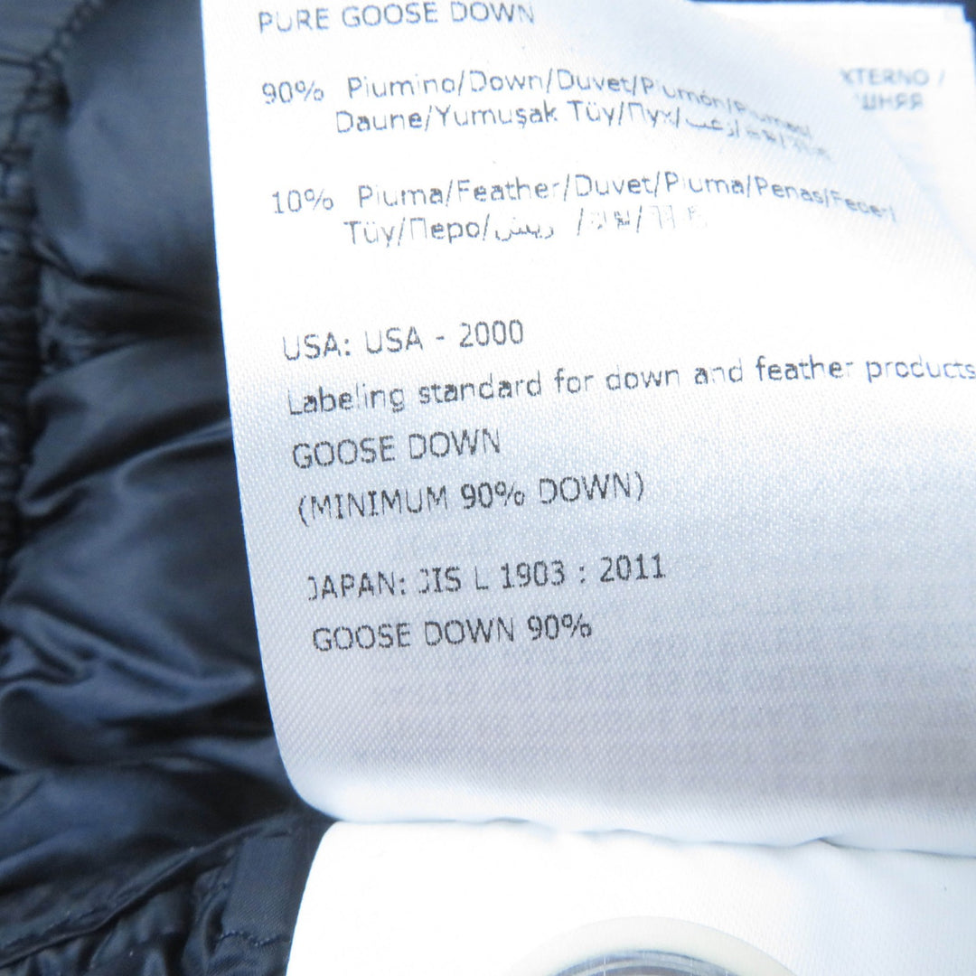 Great MONCLER down coat HODENITE ZIP UP Light Down Coat No Collar Navy Nylon