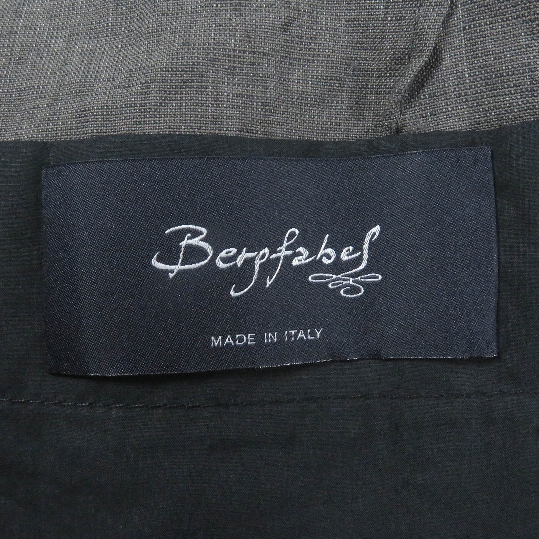 Pristine Bergfabel Chester coat Lightweight summer coat gray linen mens 46