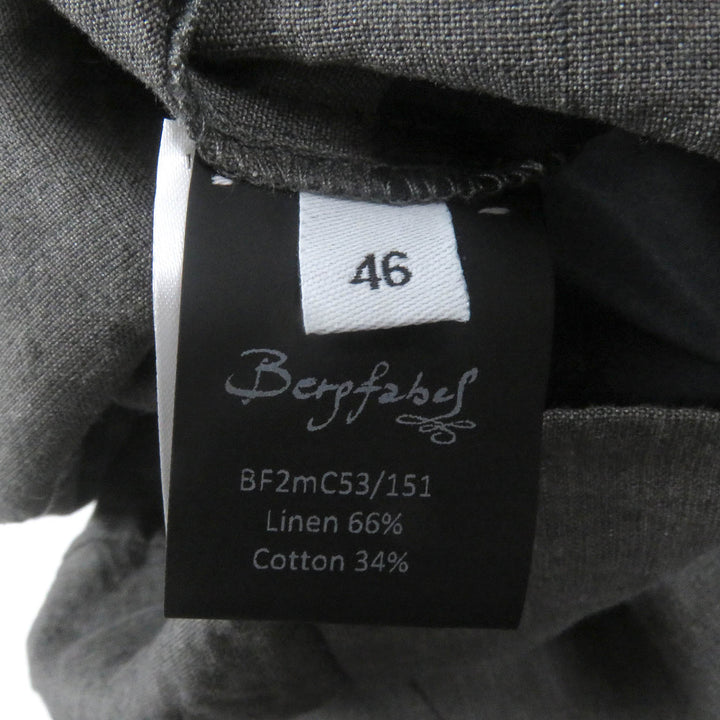 Pristine Bergfabel Chester coat Lightweight summer coat gray linen mens 46