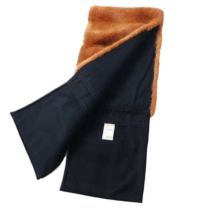 Excellent MARNI Stall Scarf with pockets/ Brown wool Women