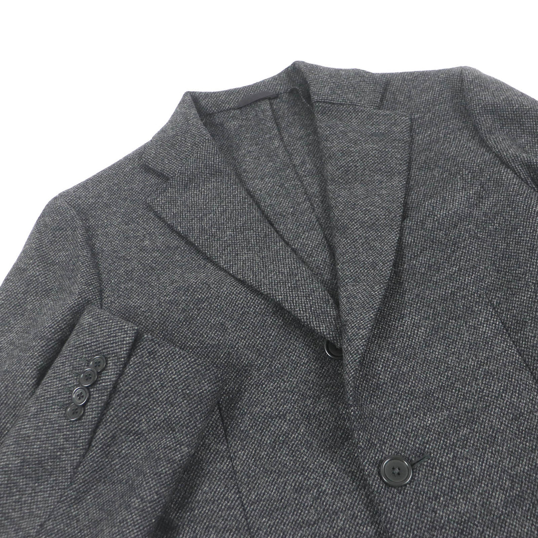 Excellent ERRICO FORMICOLA coat Tweed coat Chester gray wool mens 44