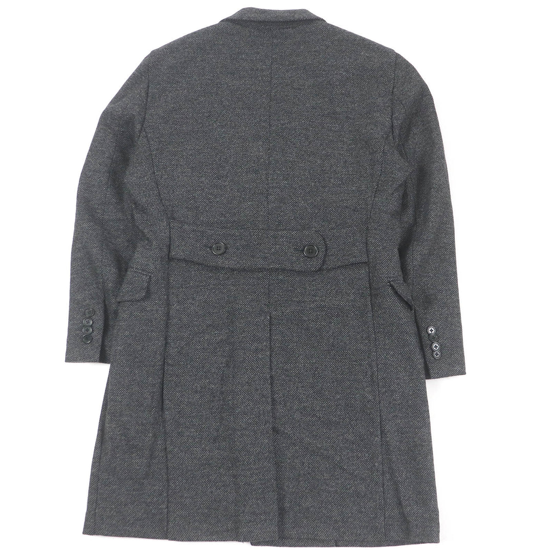 Excellent ERRICO FORMICOLA coat Tweed coat Chester gray wool mens 44