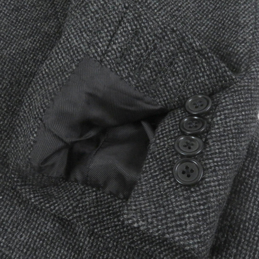 Excellent ERRICO FORMICOLA coat Tweed coat Chester gray wool mens 44