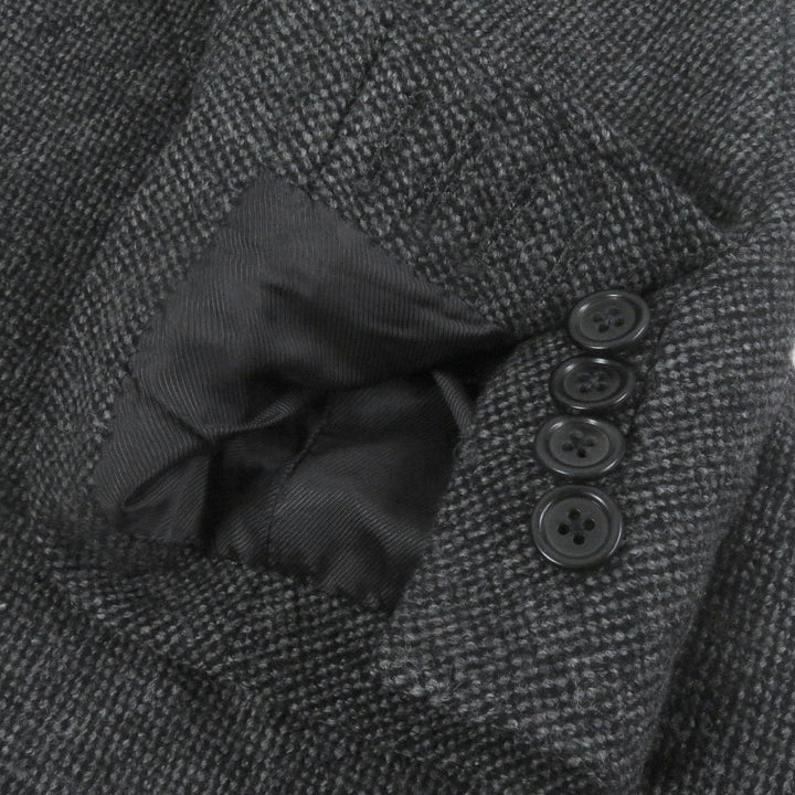 Excellent ERRICO FORMICOLA coat Tweed coat Chester gray wool mens 44