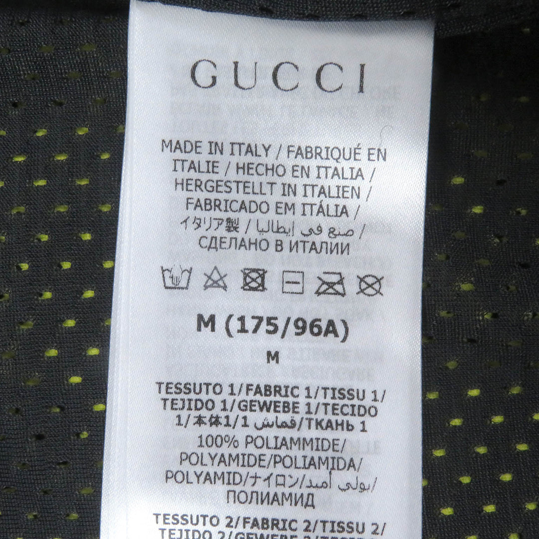 Pristine GUCCI Jacket GG jersey zip hoodie custom jacket beige Nylon mens M 752157