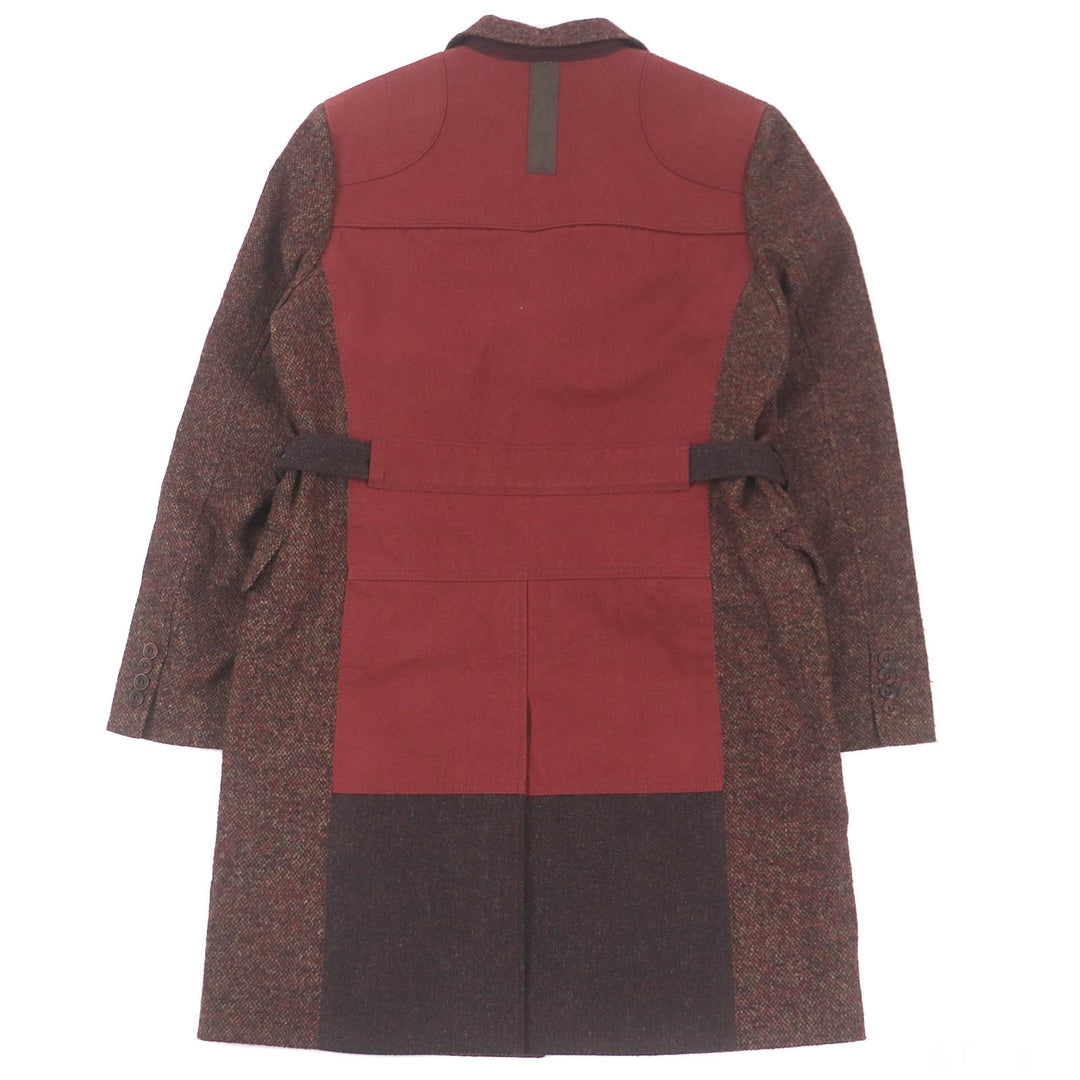Excellent JUNYA WATANABE MAN COMME des GARCONS coat tweed coat Brown wool mens S