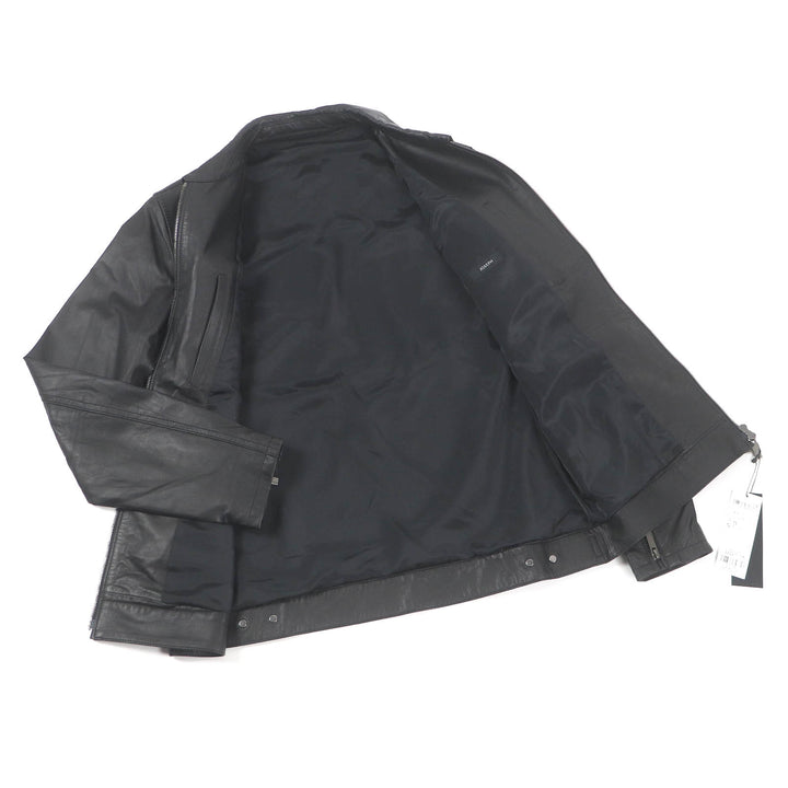 Pristine JOSEPH Jacket WZIP Single Riders Lamb Leather black Sheep leather mens 48
