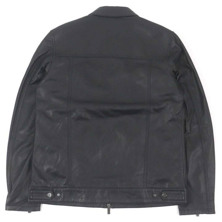 Pristine JOSEPH Jacket WZIP Single Riders Lamb Leather black Sheep leather mens 48