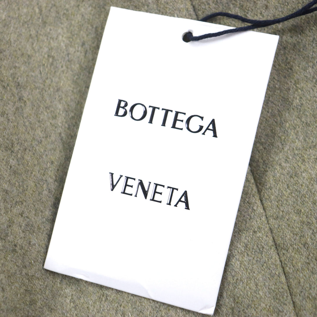 Excellent BOTTEGAVENETA Chester coat single Green system wool mens 46 647389