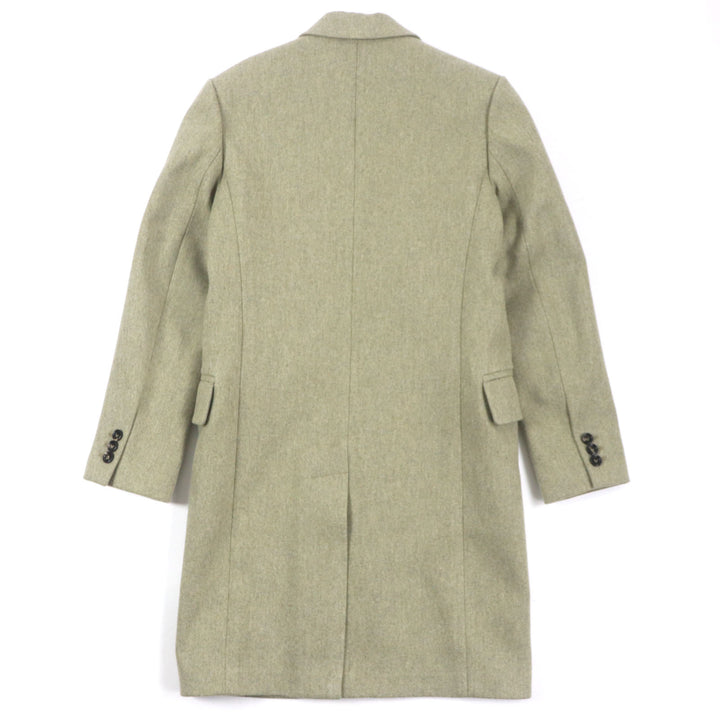 Excellent BOTTEGAVENETA Chester coat single Green system wool mens 46 647389