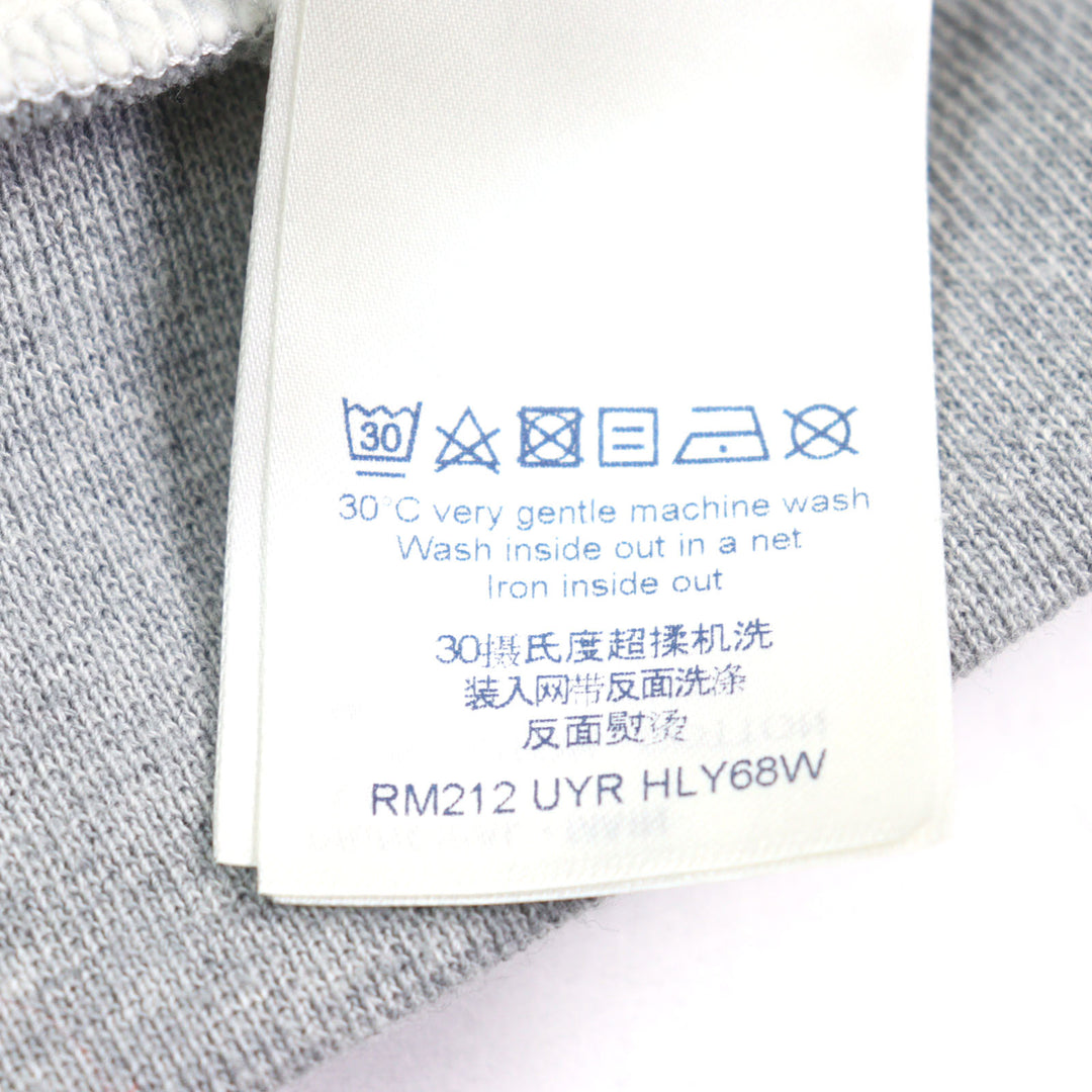 Great LOUIS VUITTON Parker Logo Print Neon Working Man Pullover Gray mens XS