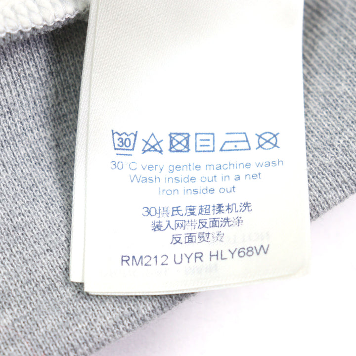 Great LOUIS VUITTON Parker Logo Print Neon Working Man Pullover Gray mens XS