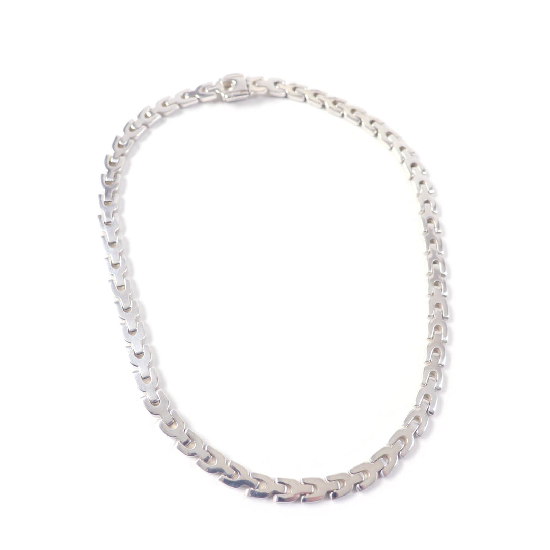 Great TIFFANY&Co. Necklace Rare Y Link Silver SV925 Women