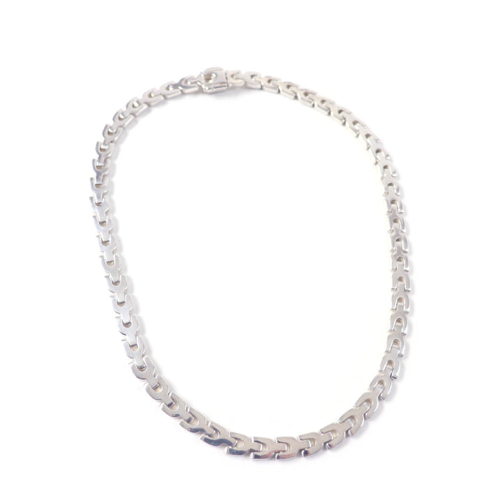 Great TIFFANY&Co. Necklace Rare Y Link Silver SV925 Women