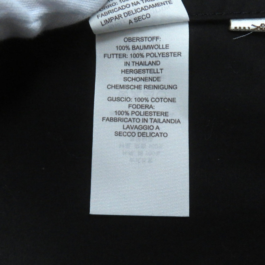Great COACH coat Turnlock Signature lining Hidden placket black cotton Women XS