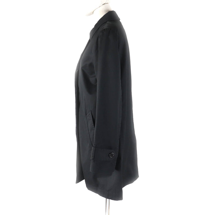 Great COACH coat Turnlock Signature lining Hidden placket black cotton Women XS