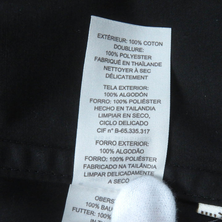 Great COACH coat Turnlock Signature lining Hidden placket black cotton Women XS