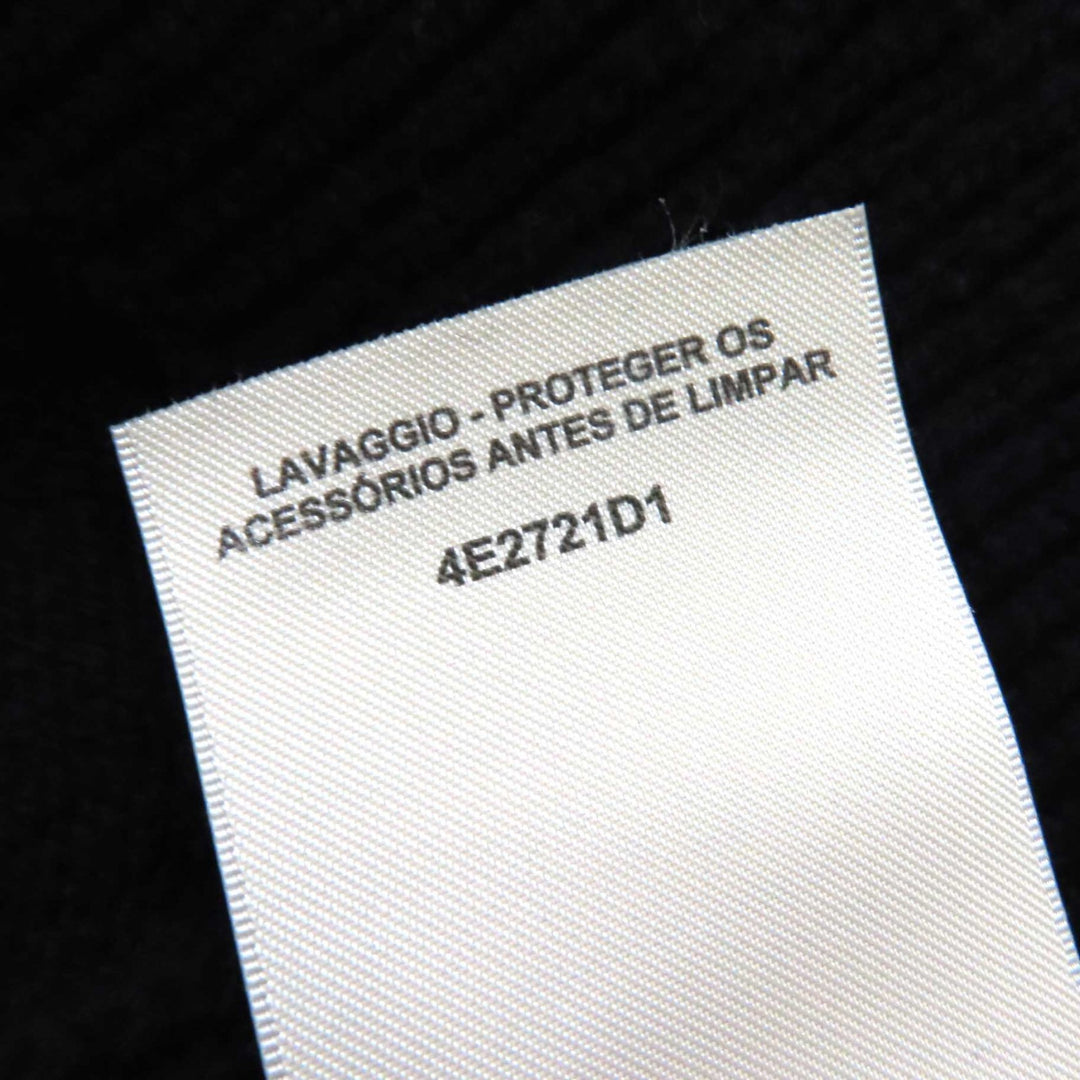 Excellent HERMES Best Serie design button short knit black cashmere Women 36 4E2721D1