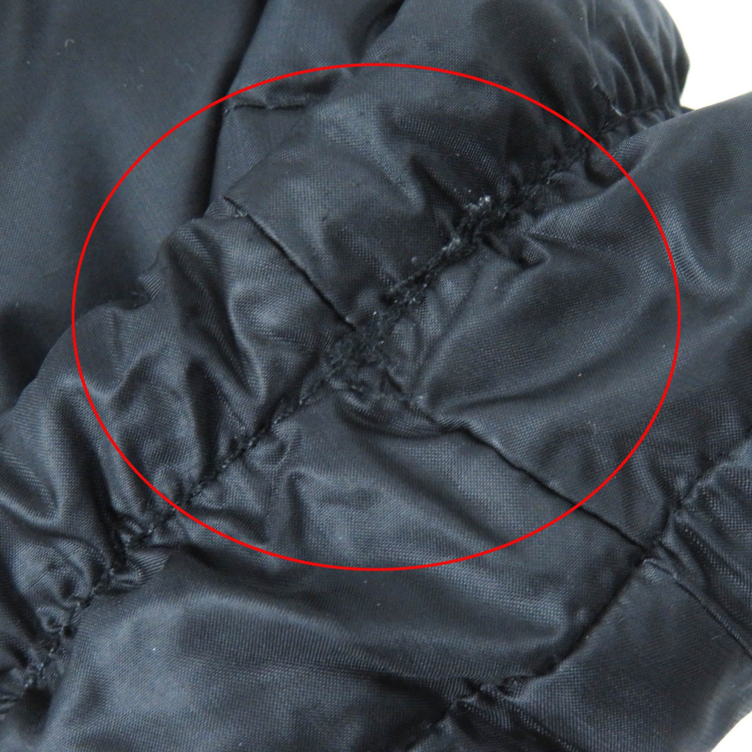 Very Good MONCLER down coat VERNDIS Detachable collar design neck warmer style logo zip metal down jacket black Nylon Women 0