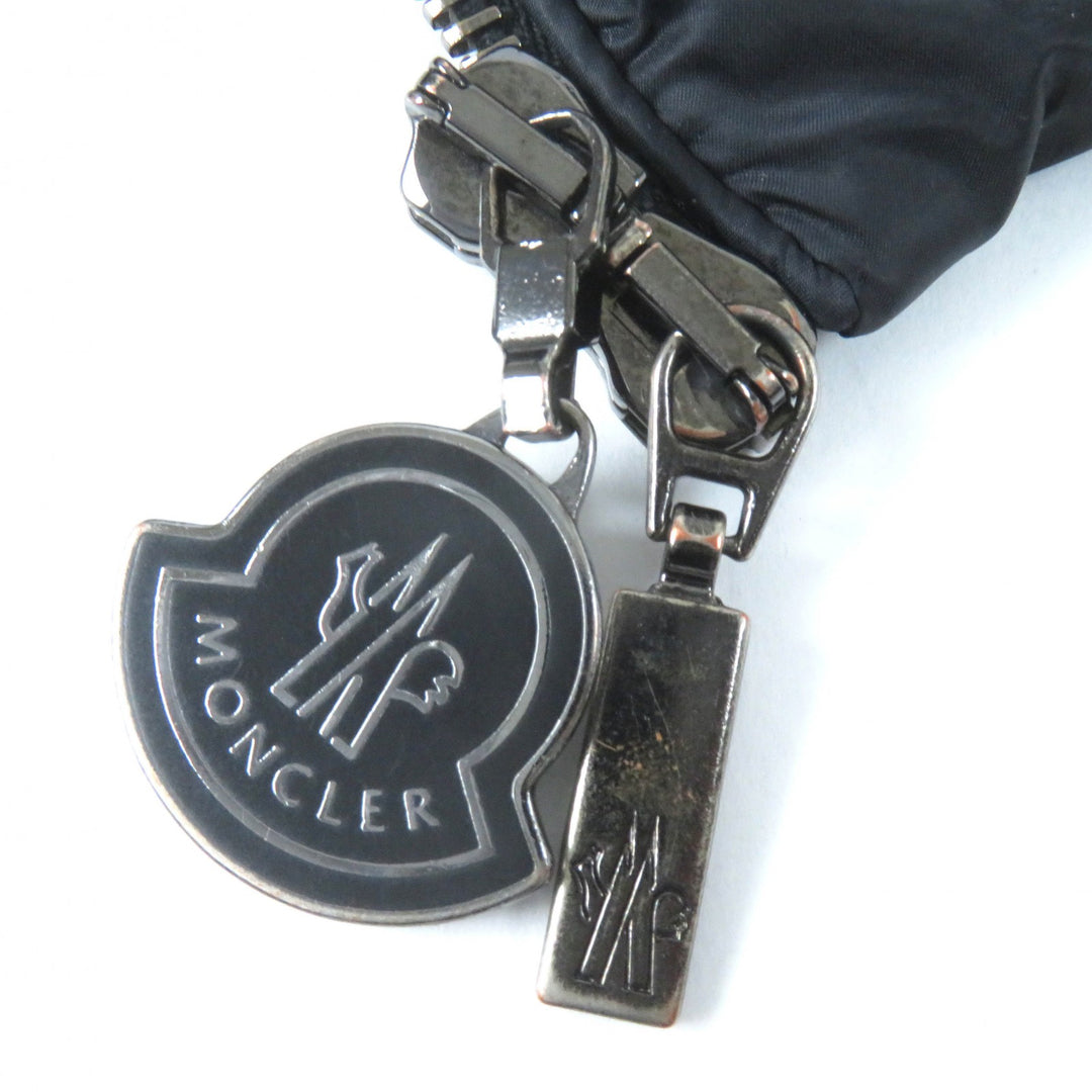 Very Good MONCLER down coat VERNDIS Detachable collar design neck warmer style logo zip metal down jacket black Nylon Women 0