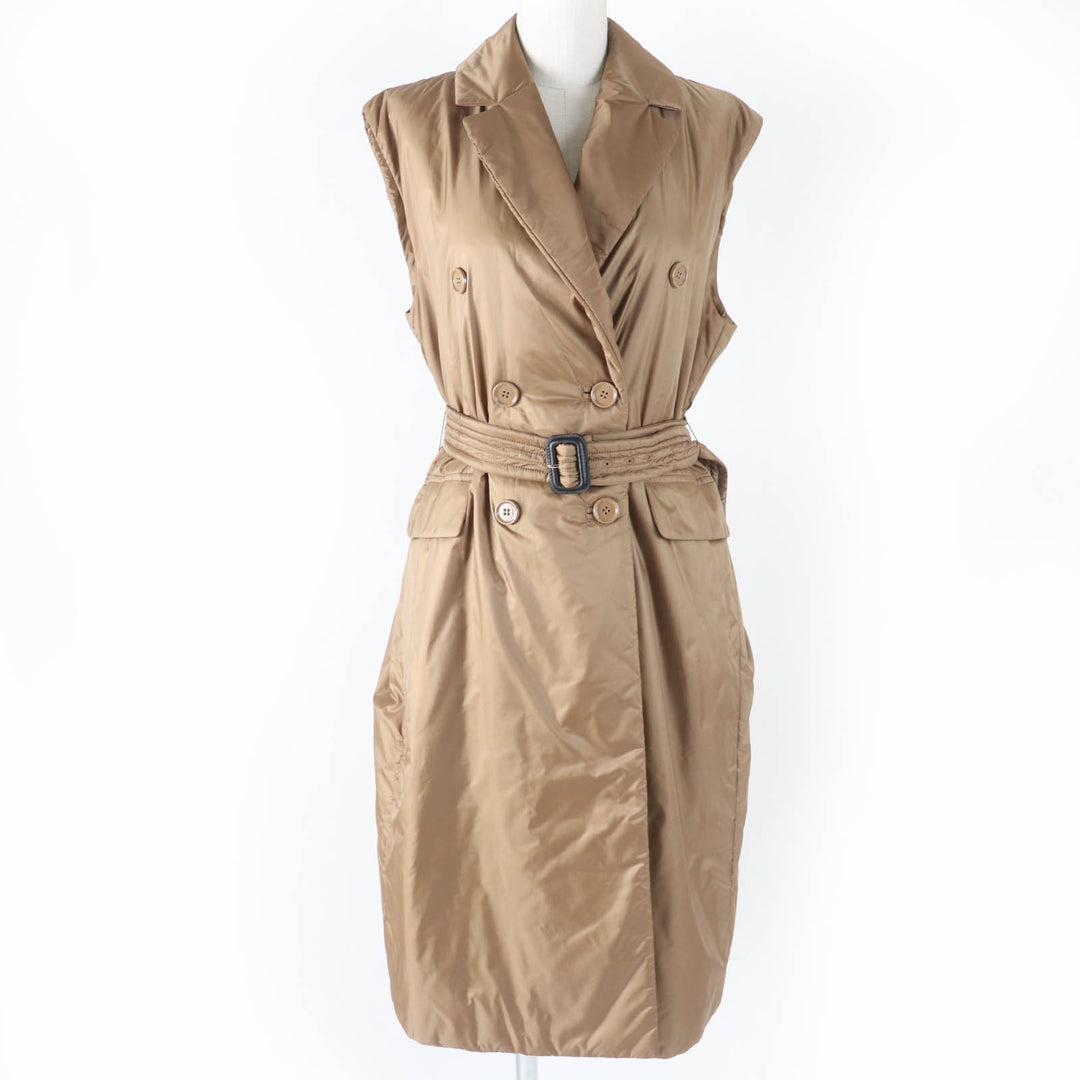 Excellent Max Mara The Cube coat CAMELUXE Brown polyester Women 36 92960124