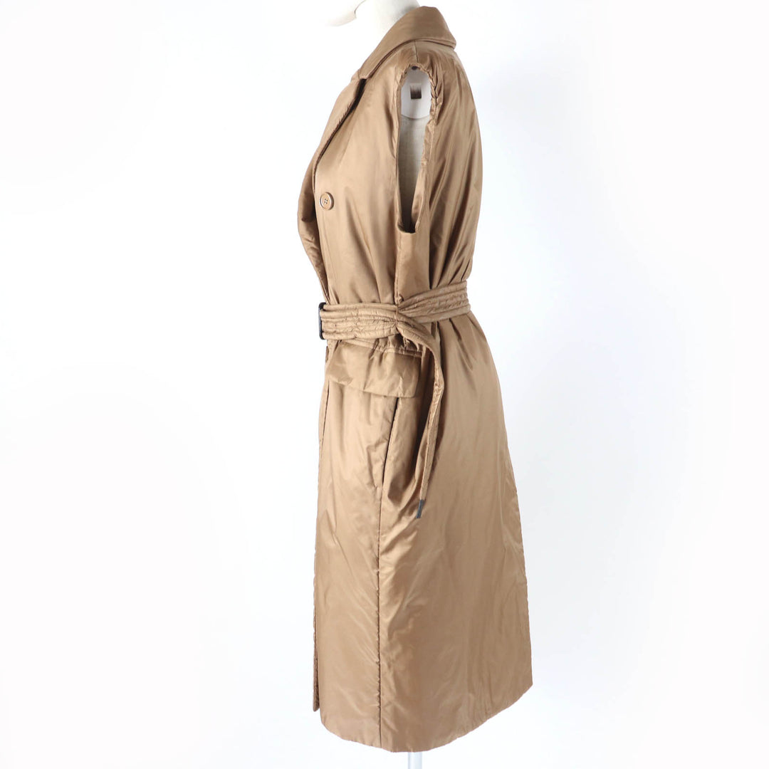 Excellent Max Mara The Cube coat CAMELUXE Brown polyester Women 36 92960124