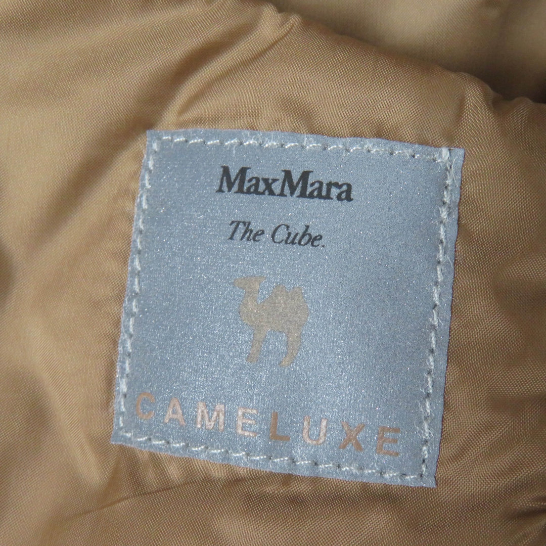Excellent Max Mara The Cube coat CAMELUXE Brown polyester Women 36 92960124