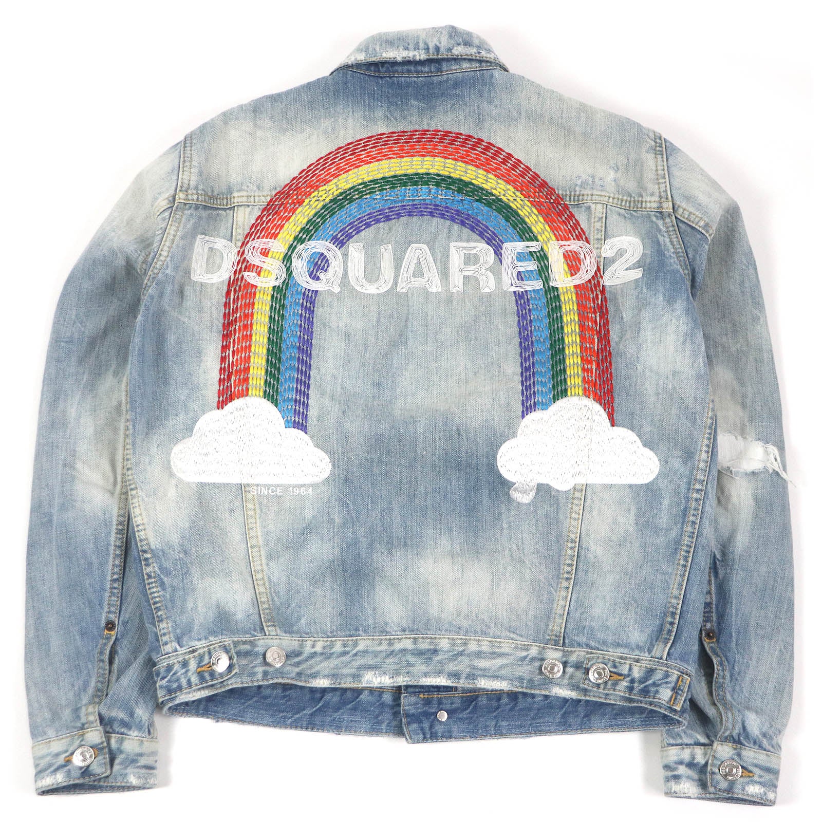 Great DSQUARED2 Denim Jacket Dan Jean Jacket Indigo blue cotton