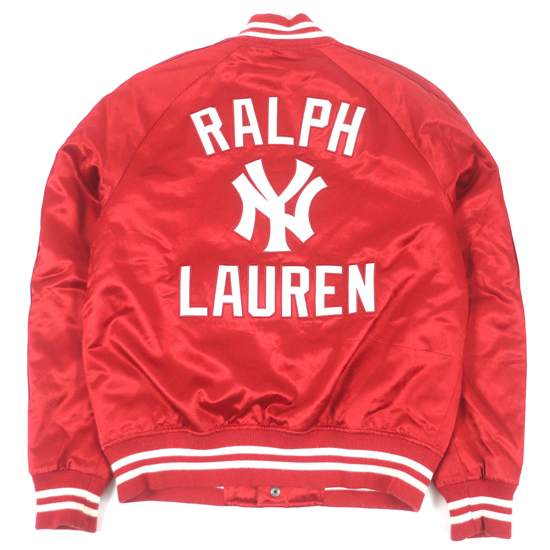 Great POLO RALPH LAUREN×MLB Stajan New york yankees Red cotton M 710810481002