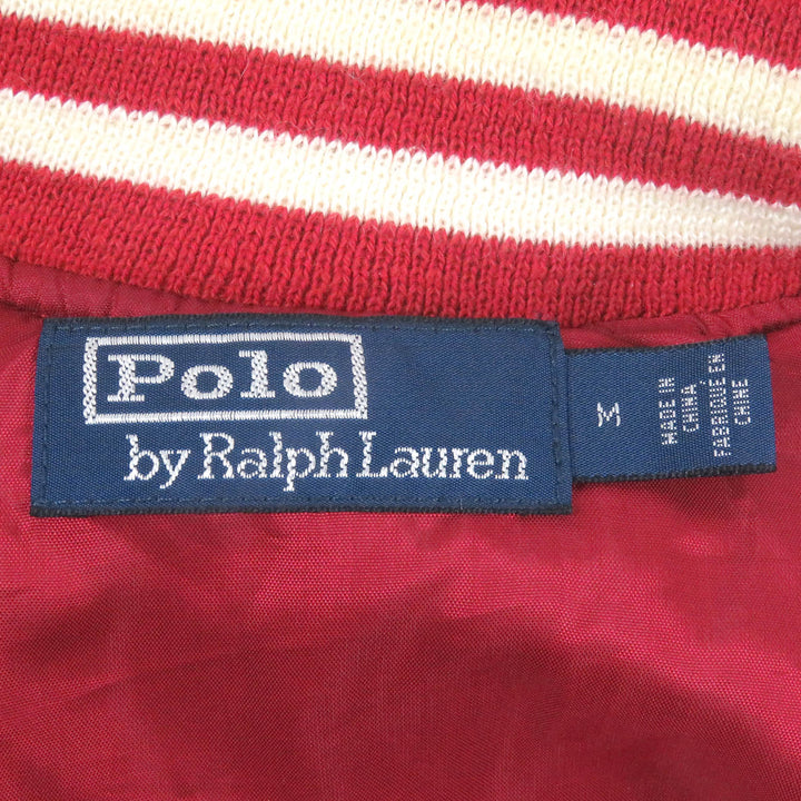 Great POLO RALPH LAUREN×MLB Stajan New york yankees Red cotton M 710810481002