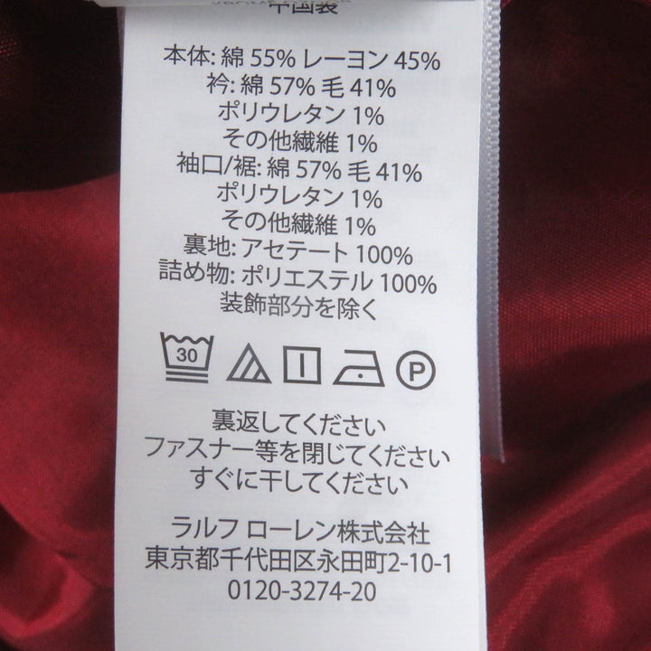 Great POLO RALPH LAUREN×MLB Stajan New york yankees Red cotton mens M 710810481002