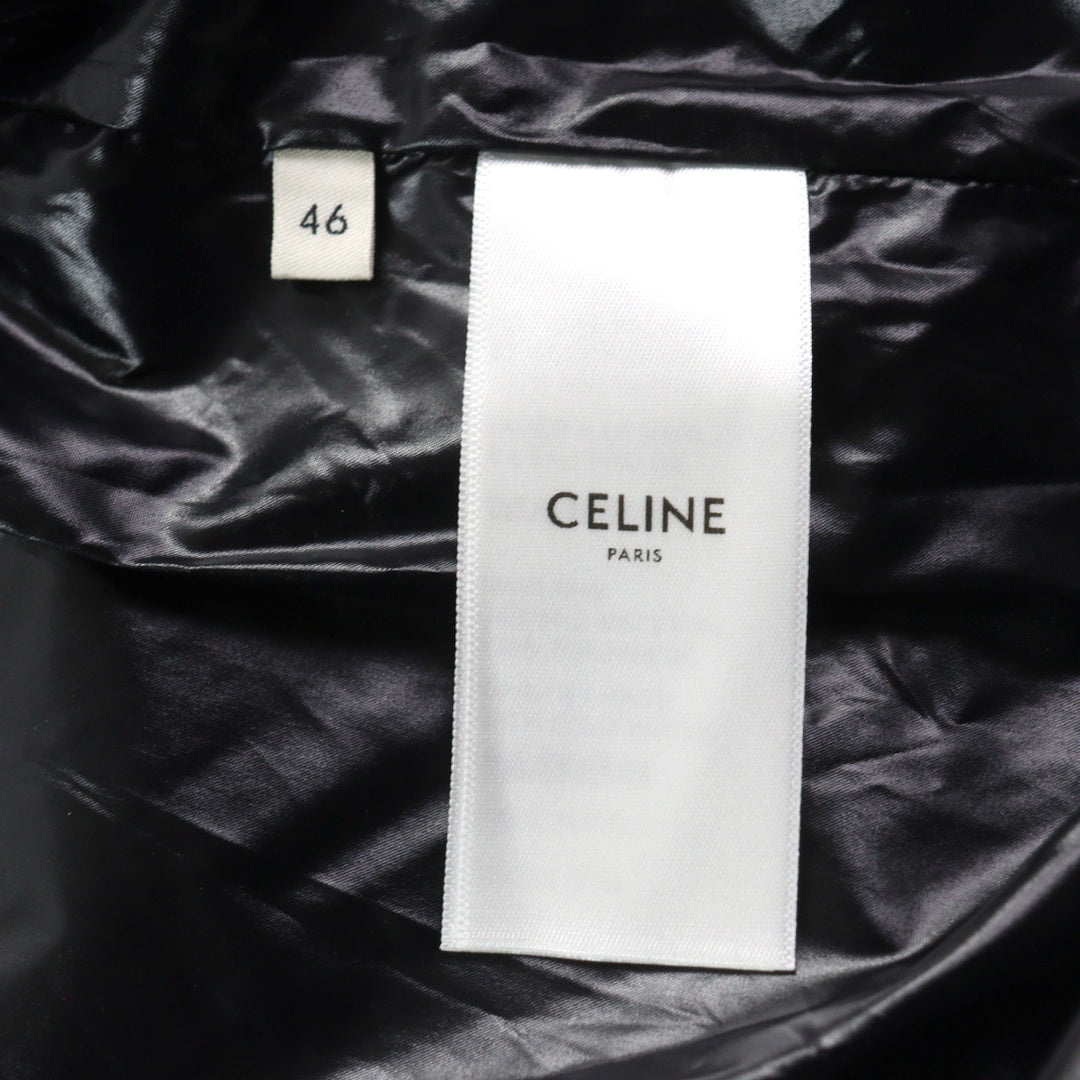 Excellent CELINE Jacket Zebra look loose cut coated nylon multicolor mens 46 2W537260Q