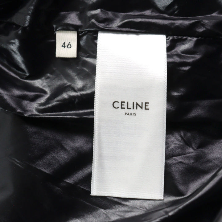 Excellent CELINE Jacket Zebra look loose cut coated nylon multicolor mens 46 2W537260Q