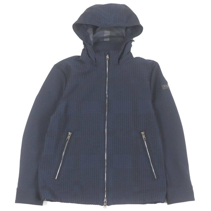 Excellent BLACK LABELCRESTBRIDGE hoodie Navy polyester mens M