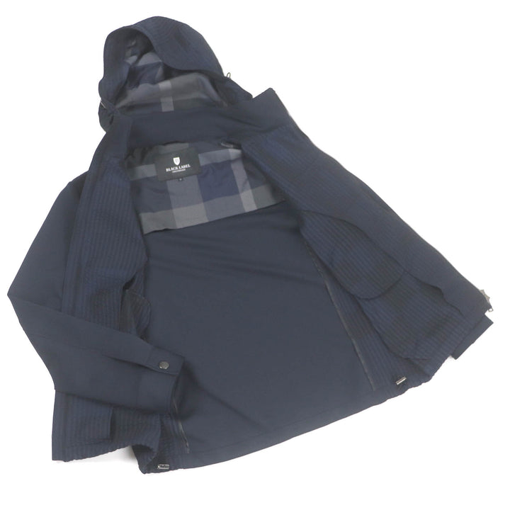 Excellent BLACK LABELCRESTBRIDGE hoodie Navy polyester mens M