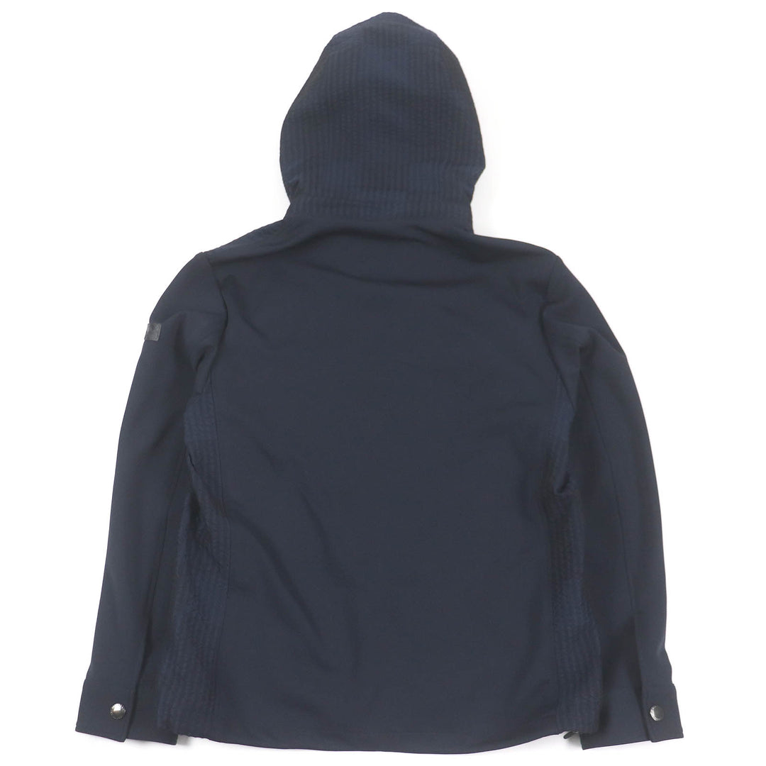 Excellent BLACK LABELCRESTBRIDGE hoodie Navy polyester mens M