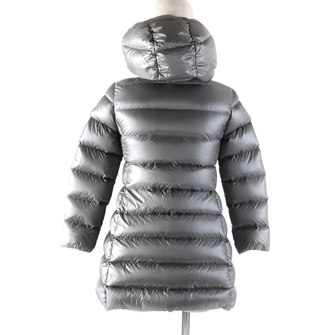 Great MONCLER down coat SUYEN Logo patch and hood ZIP UP gray polyamide (nylon) Women