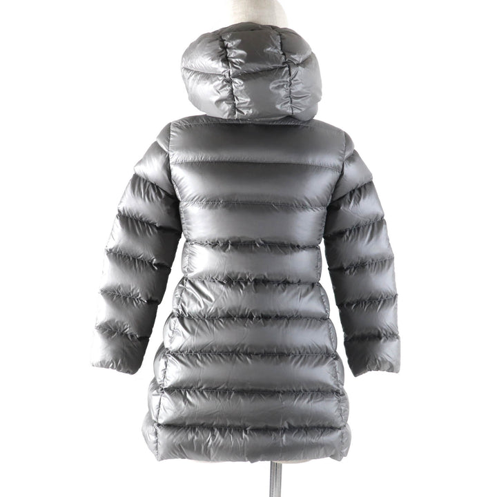 Great MONCLER down coat SUYEN Logo patch and hood ZIP UP gray polyamide (nylon) Women