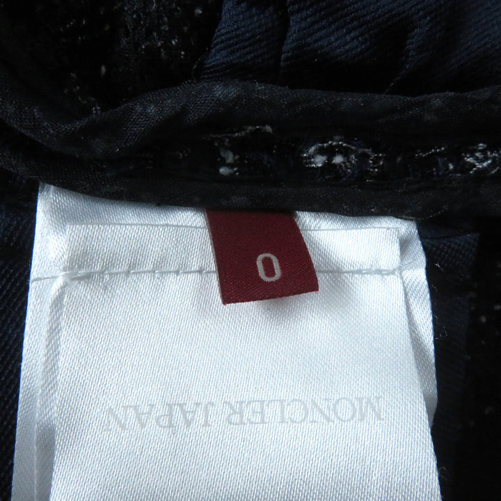 Great MONCLER GAMME ROUGE Jacket DALILA Ribbon Tweed Navy Women 0