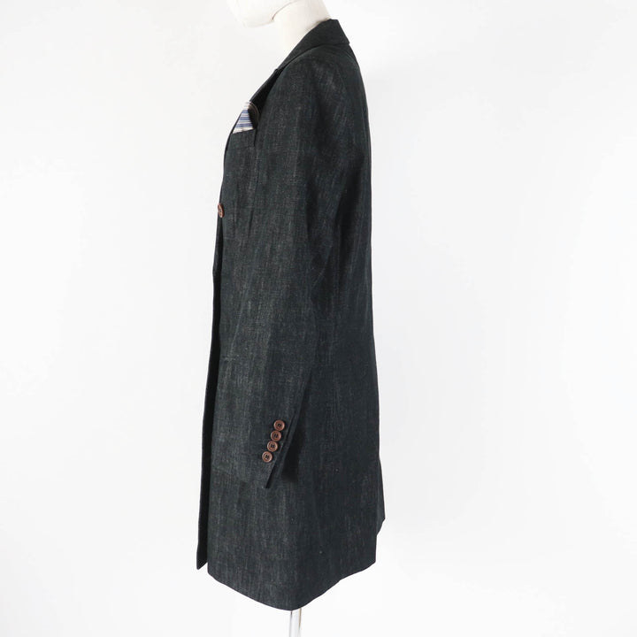 Excellent Brunello Cucinelli coat Double-breasted denim jacket Women 42