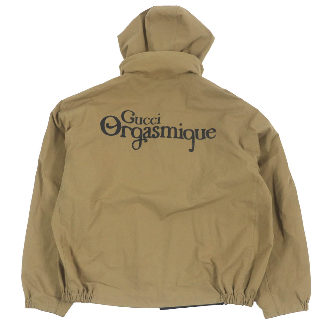 Very Good GUCCI Military jacket Orgasmique Reversible Beige black mens 50 609509