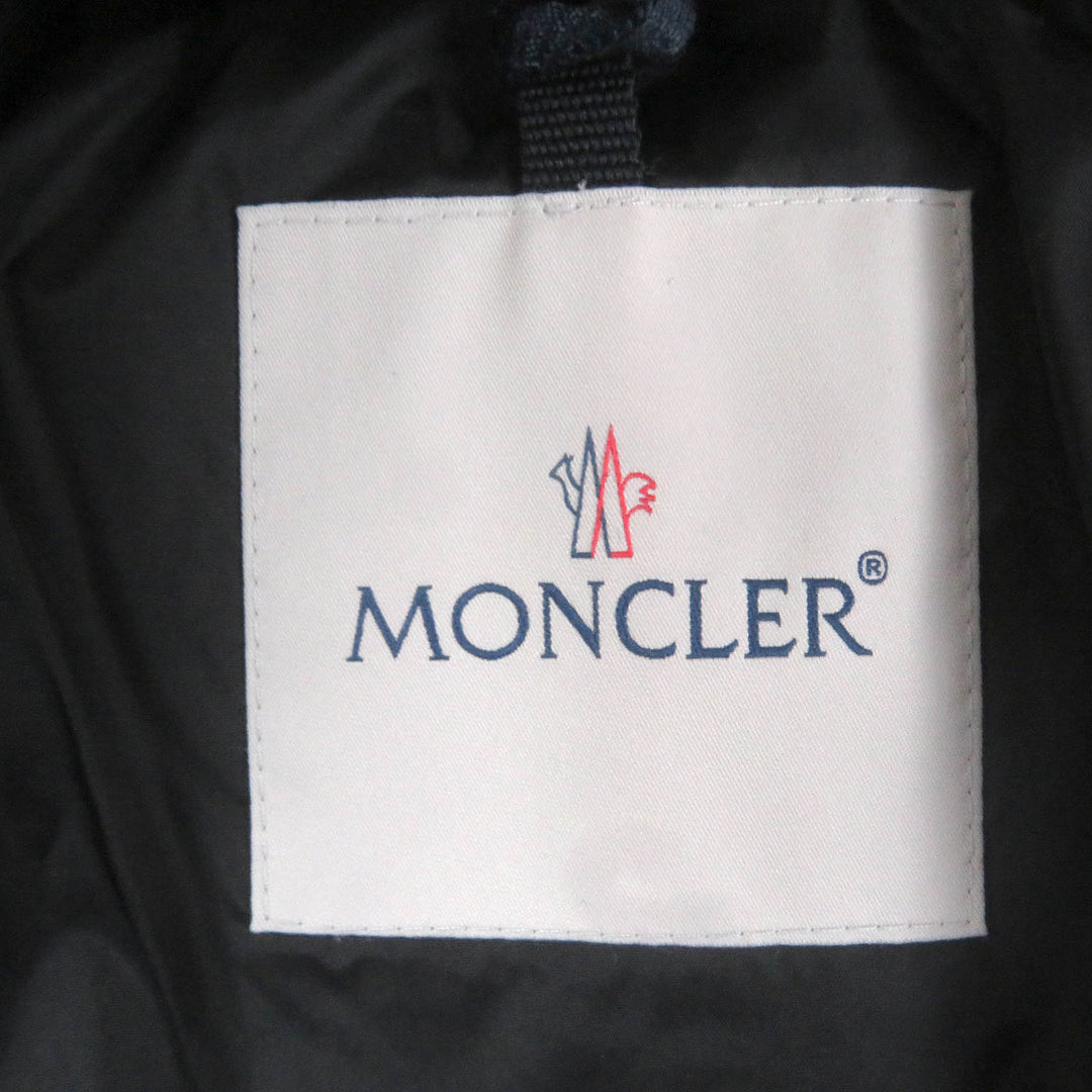 Excellent MONCLER Down jacket DANUBE GIUBBOTTO Check Pattern Red black 0