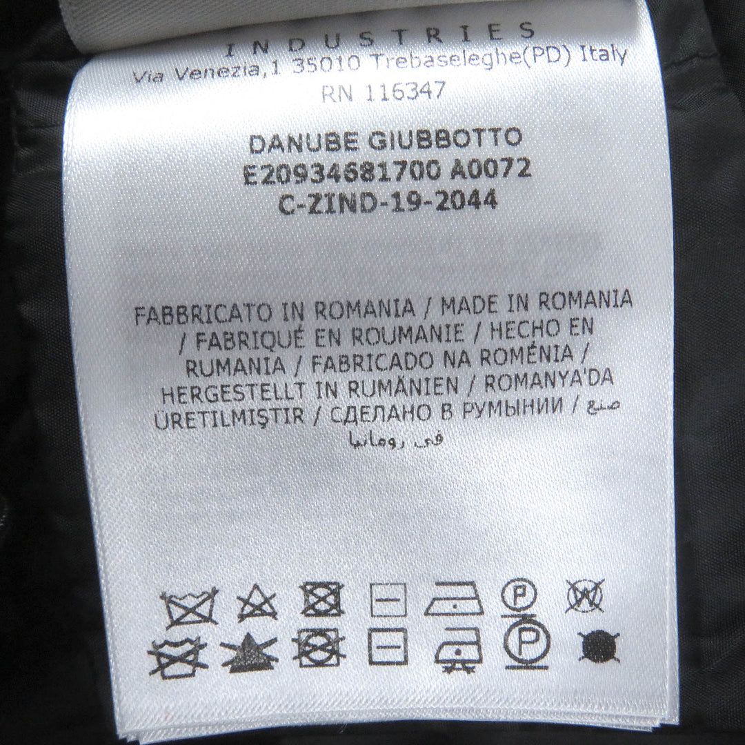 Excellent MONCLER Down jacket DANUBE GIUBBOTTO Check Pattern Red black 0